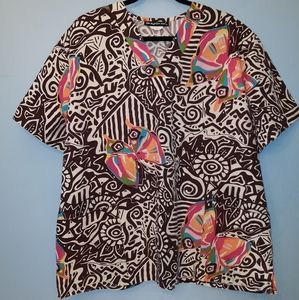 3 for $15 Los Angeles Robe Scrub Top